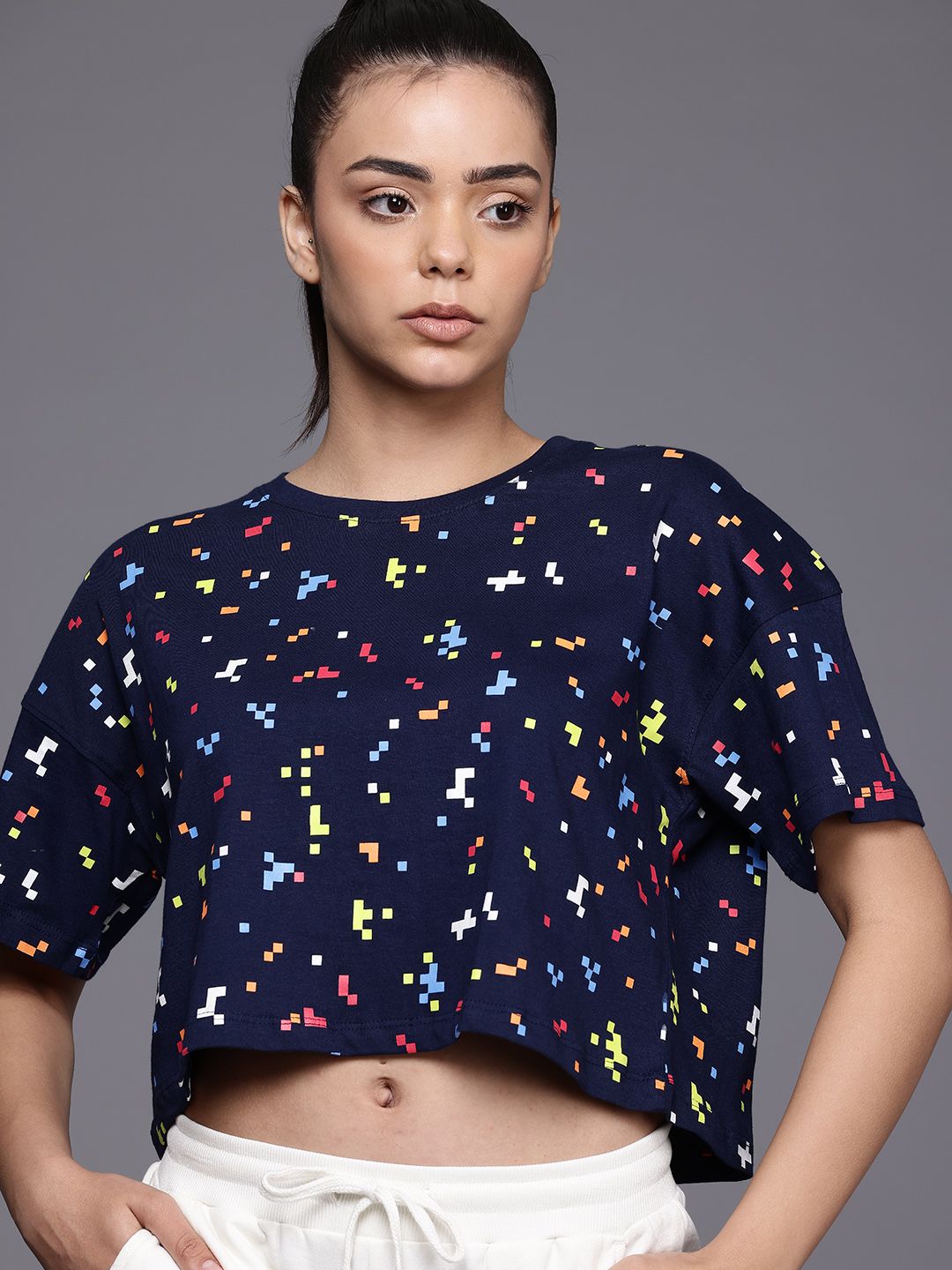 HRX by Hrithik Roshan Printed Pure Cotton T-shirt