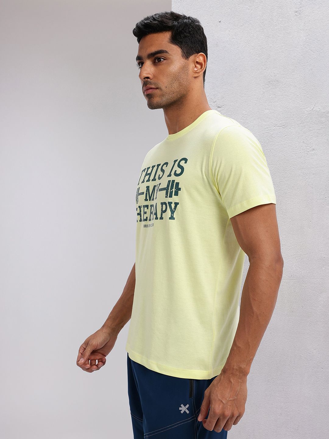 HRX by Hrithik Roshan Typography Printed Training T-shirt