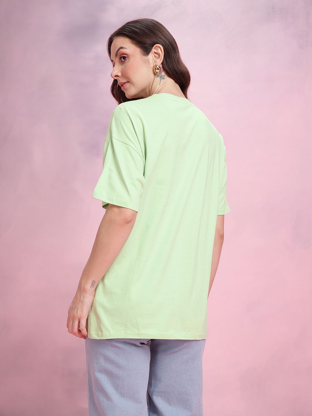 DressBerry Graphic Print Relaxed Pure Cotton T-shirt