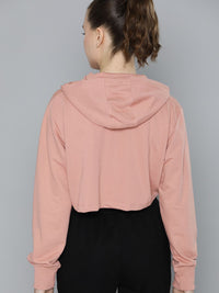 HRX by Hrithik Roshan Crop Hooded Training Sweatshirt