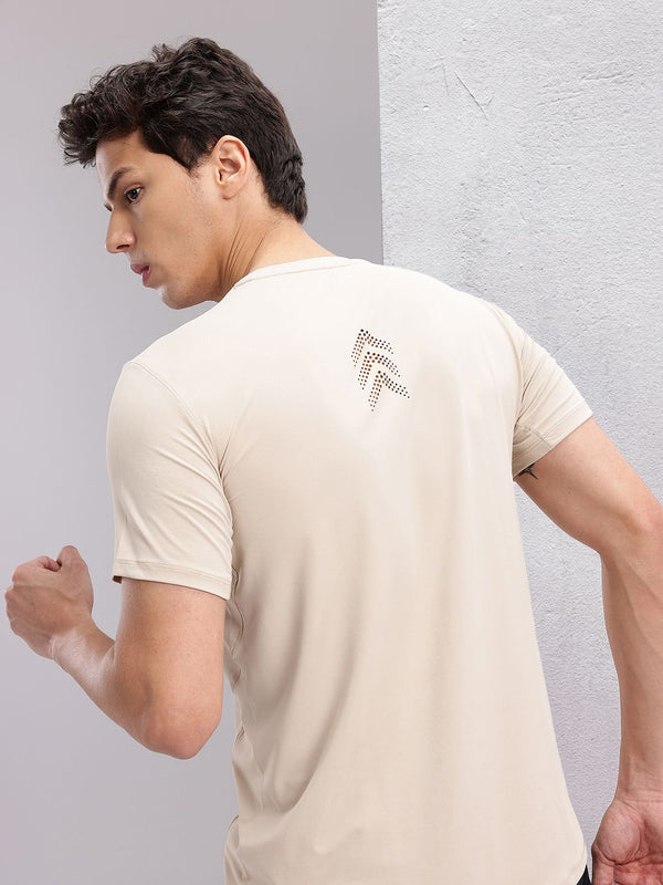 HRX by Hrithik Roshan Men Solid Round Neck Running T-shirt with Perforations