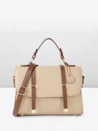 all about you Textured Structured Handheld Bag