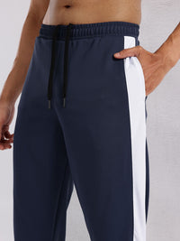 HRX by Hrithik Roshan Men Side Striped Rapid-Dry Mid-Rise Training Joggers