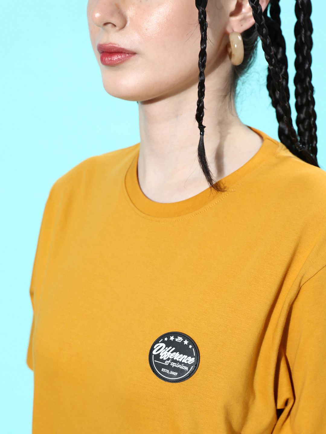 Difference of Opinion Women Graphic Printed Oversized T-shirt