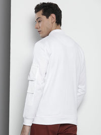 The Indian Garage Co Men White Printed Sweatshirt
