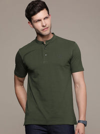 T-Shirt Kapas Polo Sambungan Perancis