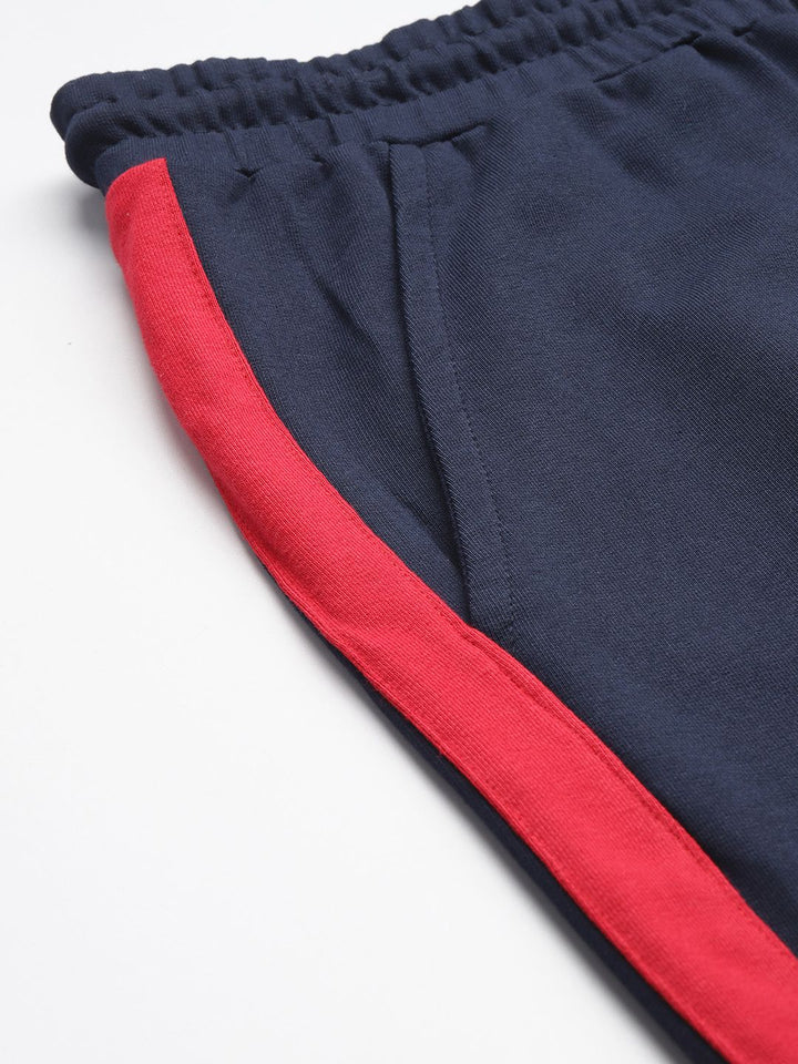 The Indian Garage Co Men Superhero Print Mid Rise Loose Fit Track Pants