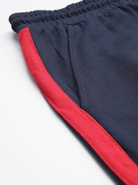 The Indian Garage Co Men Superhero Print Mid Rise Loose Fit Track Pants