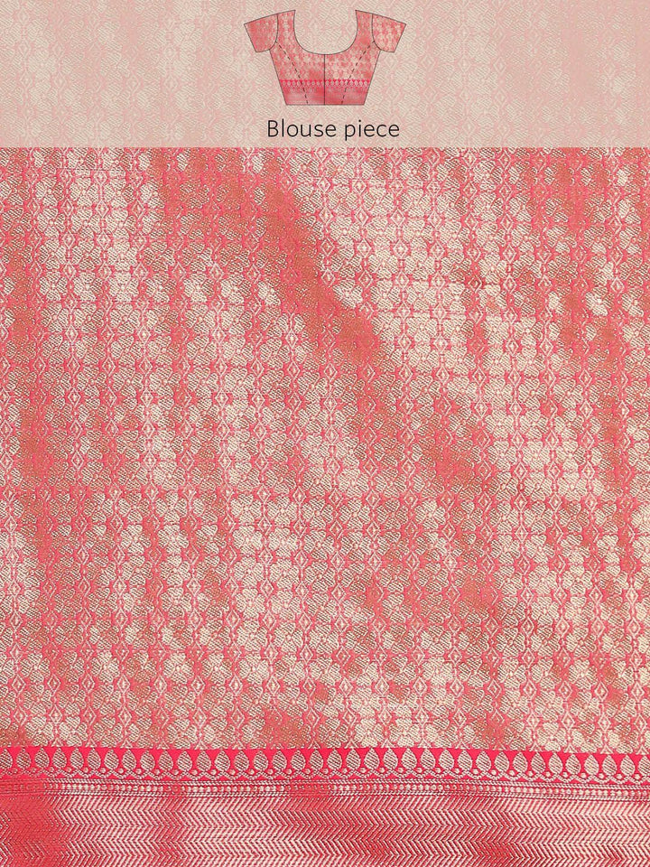 Silk Land Woven Kalamkari Art Silk Chanderi Digital Print Saree