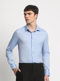 THE BEAR HOUSE Slim Fit Opaque Cotton Formal Shirt