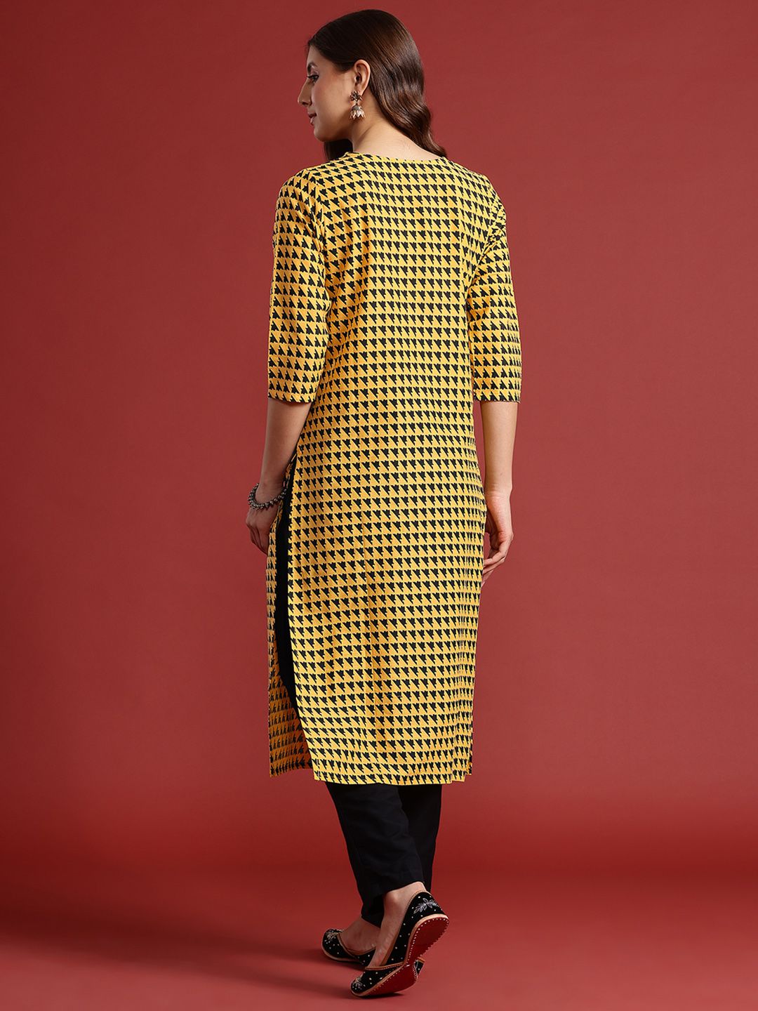 Anouk Geometric Printed Kurta