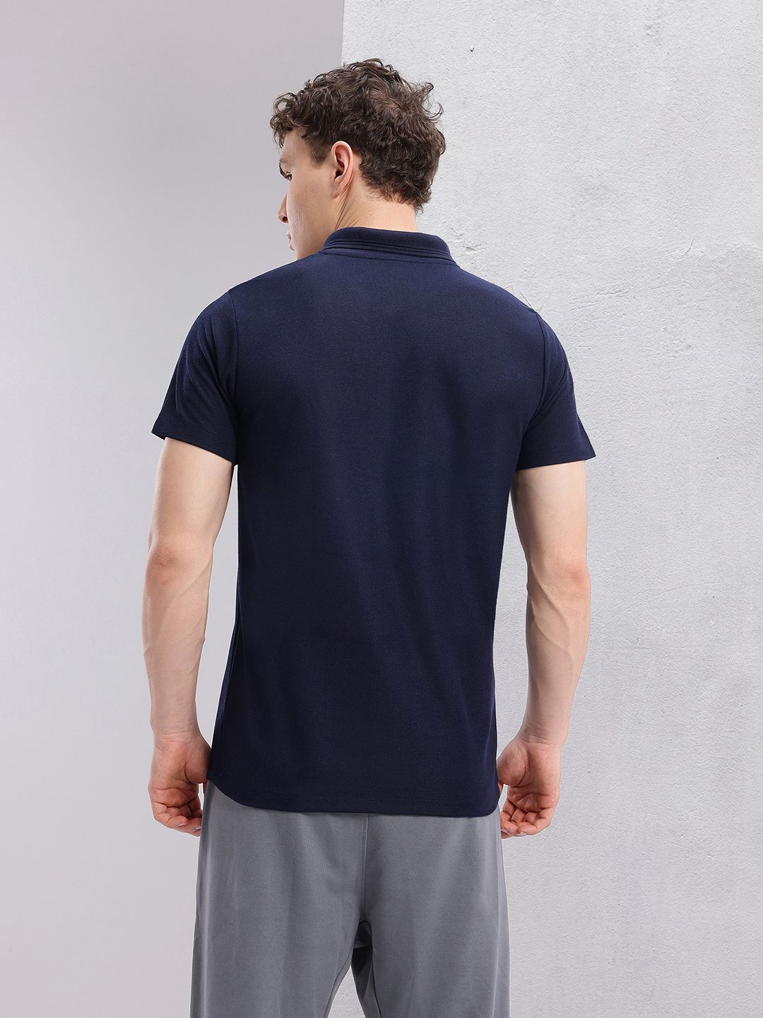 HRX by Hrithik Roshan Men Polo Collar Rapid-Dry Running T-shirt
