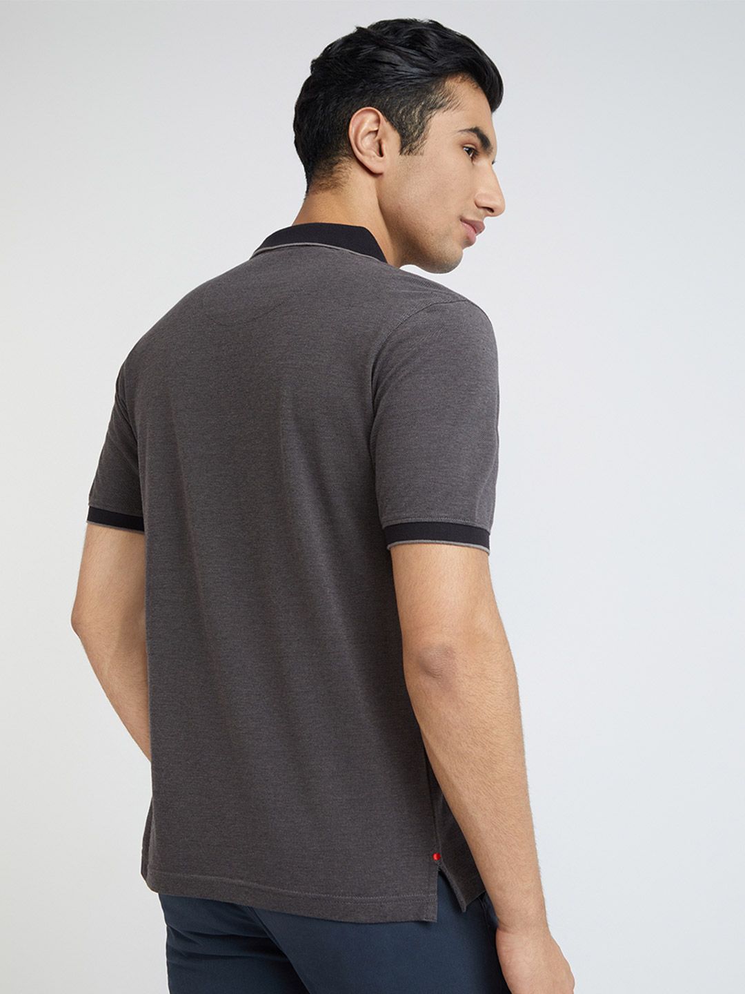 Raymond Modern Fit Pure Cotton Polo Collar T-shirt