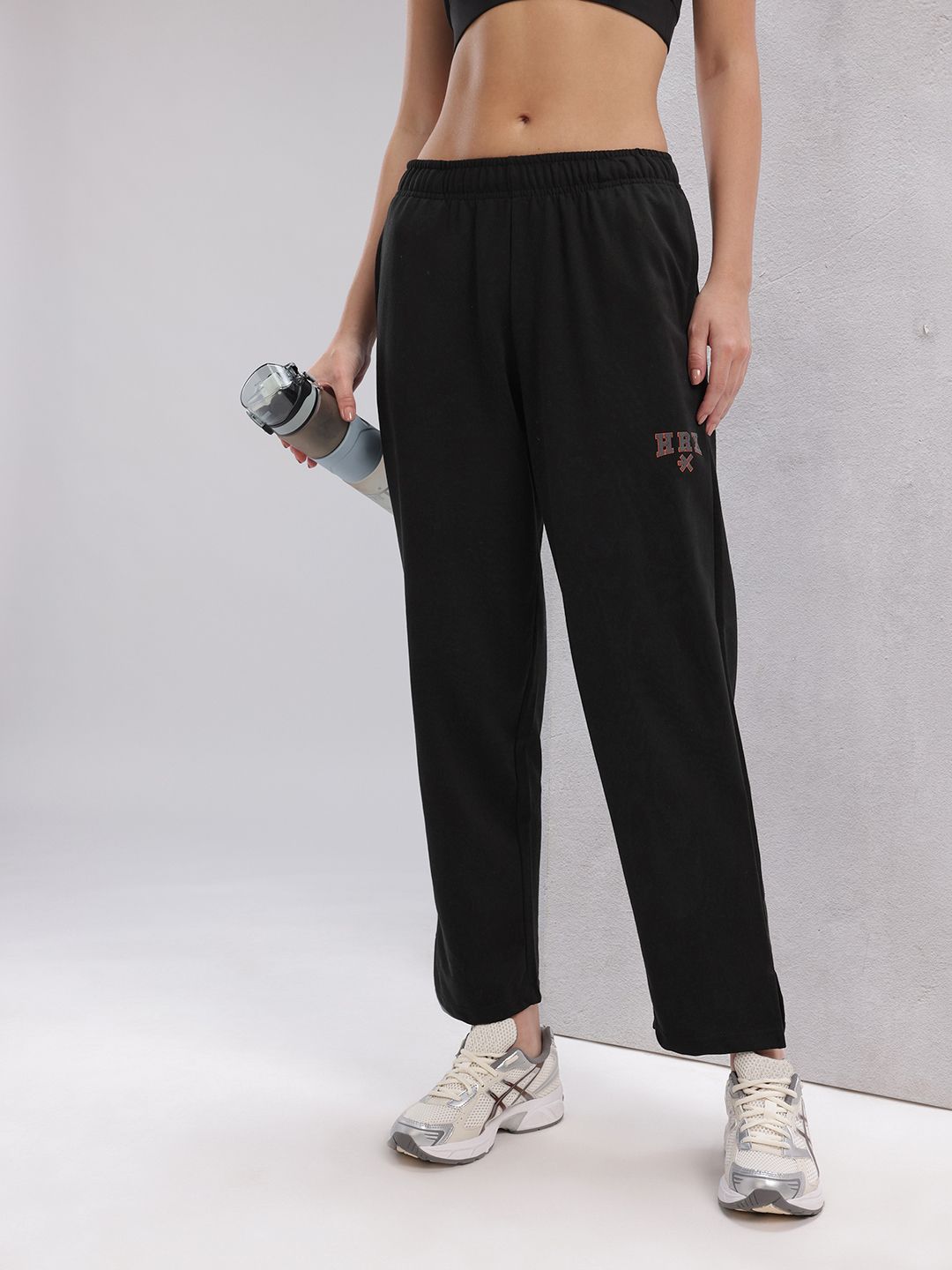 HRX by Hrithik Roshan Women Brand Logo Detail Training Track Pants