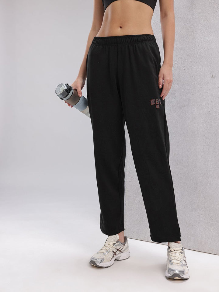 HRX by Hrithik Roshan Women Brand Logo Detail Training Track Pants