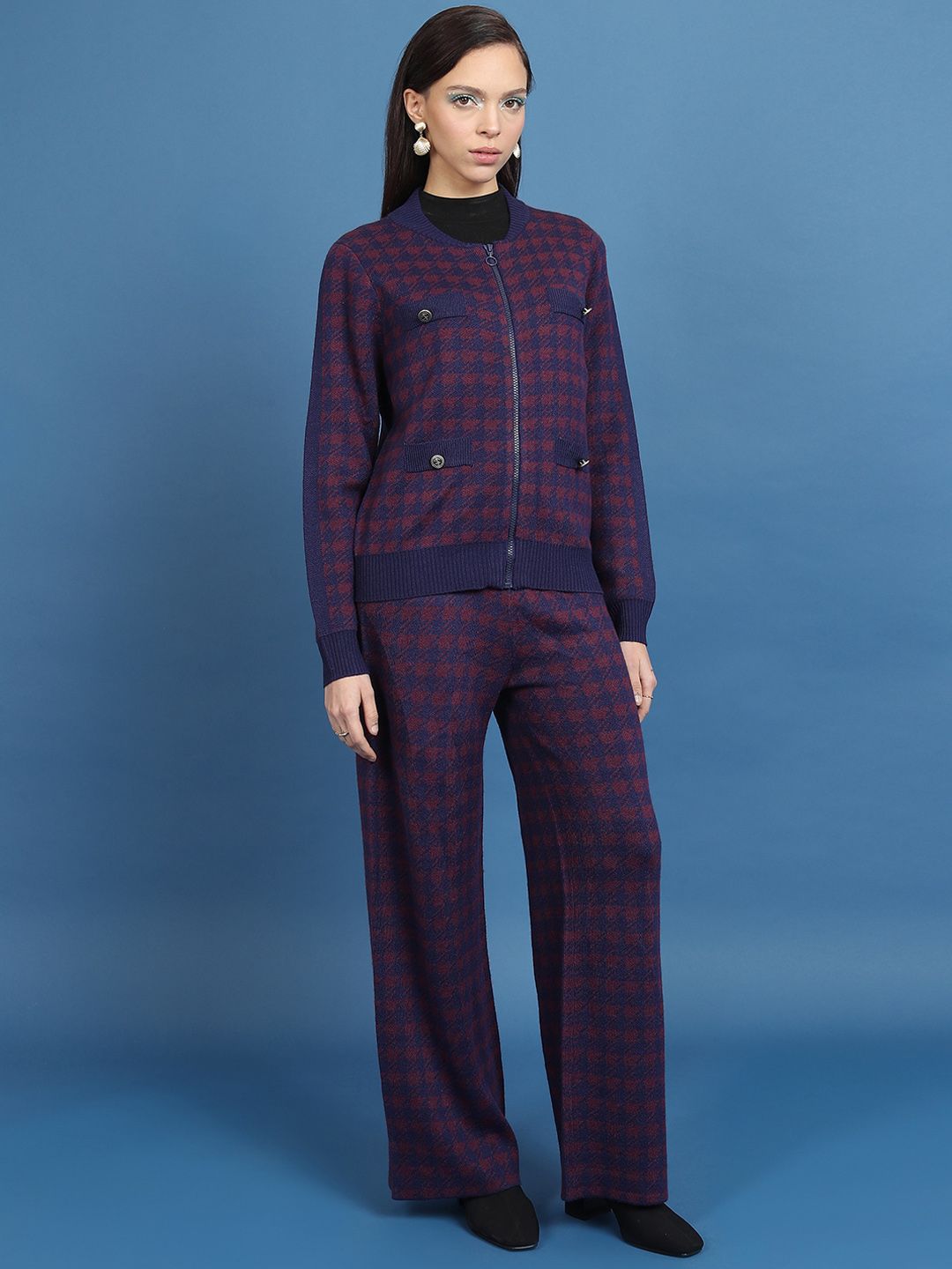 Tokyo Talkies Jacquard Jacket & Trousers