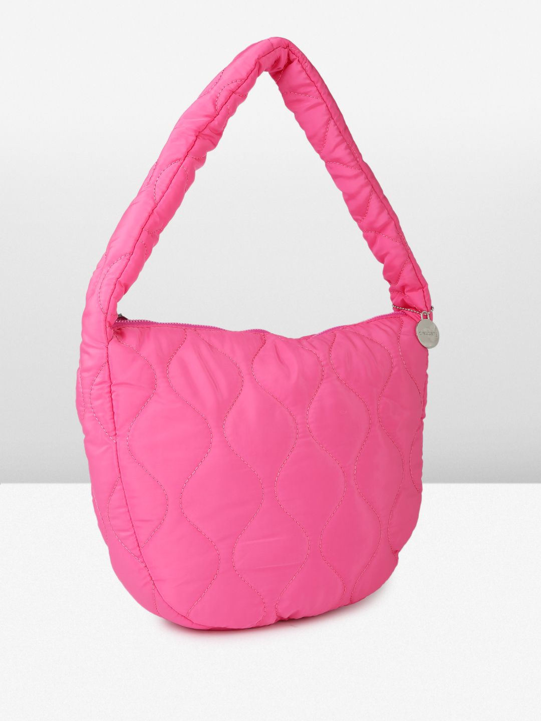 DressBerry Structured Quilted Shoulder Bag