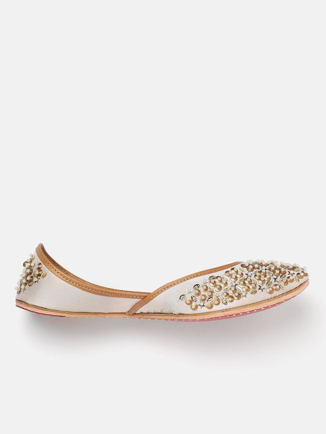 House of Pataudi Women Embellished Ethnic Mojaris