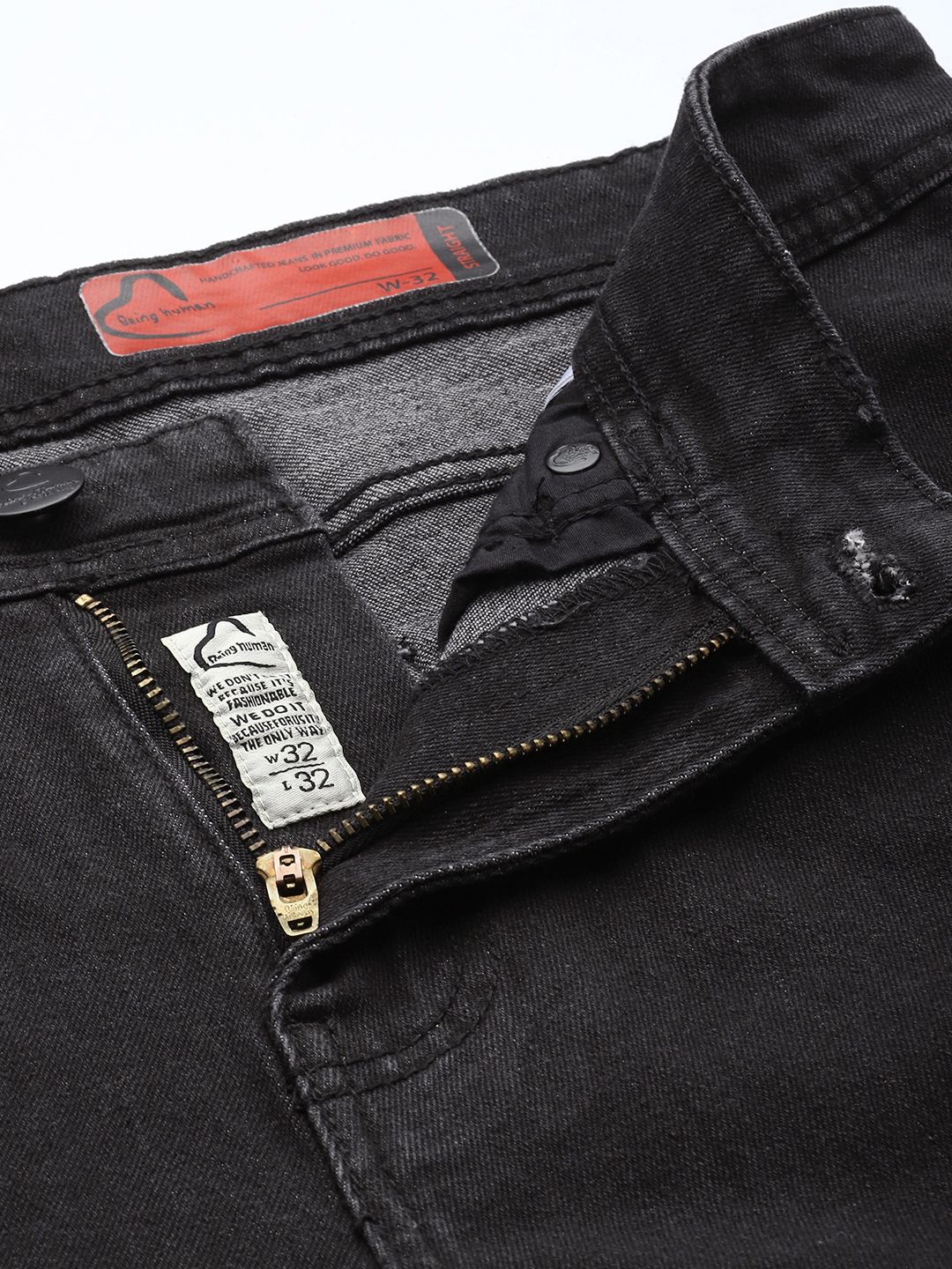 Being Human Men Straight Fit Stretchable Jeans