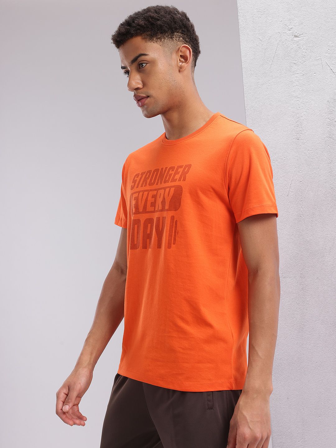 HRX by Hrithik Roshan Men Typography Printed Training T-shirt