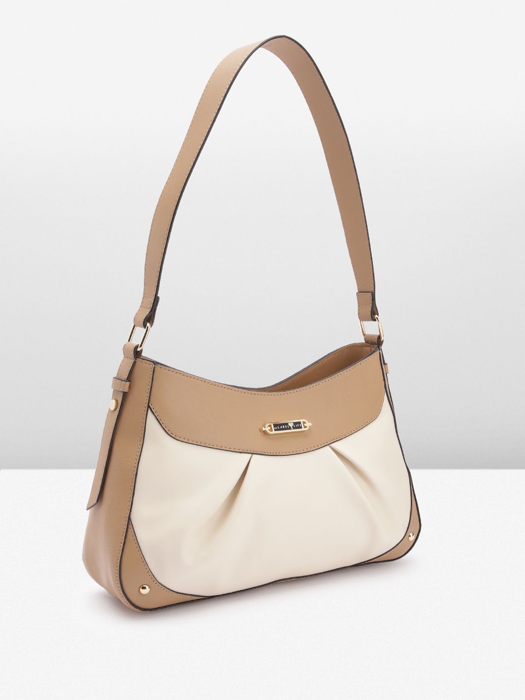 The Label Life Colourblocked Baguette Bag