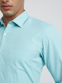 Park Avenue Slim Fit Micro Checks Opaque Formal Shirt