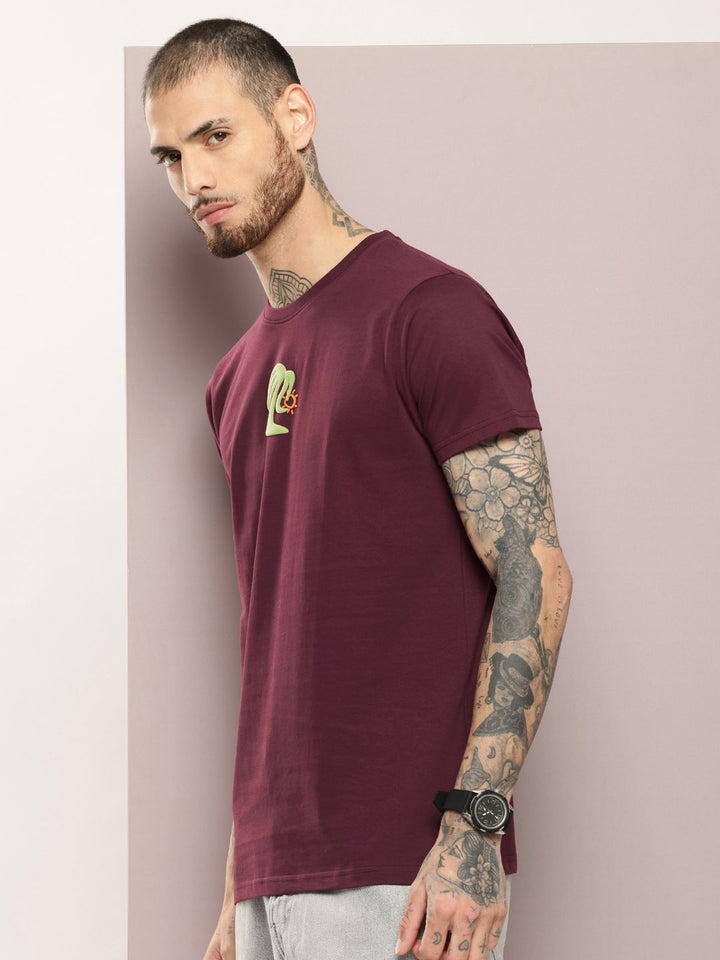 DILLINGER Men Graphic Printed Embossed Oversized T-shirt