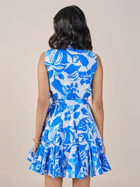 AND Women Floral Print Midi Wrap Dress