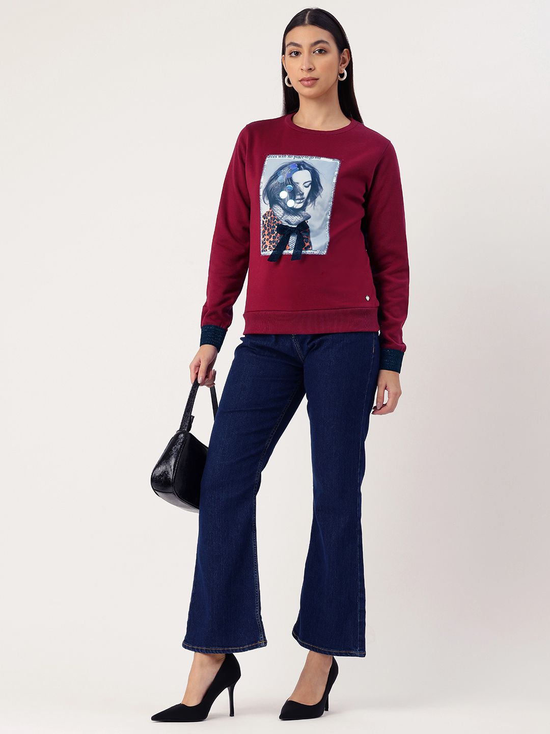 Monte Carlo Applique Detail Sweatshirt
