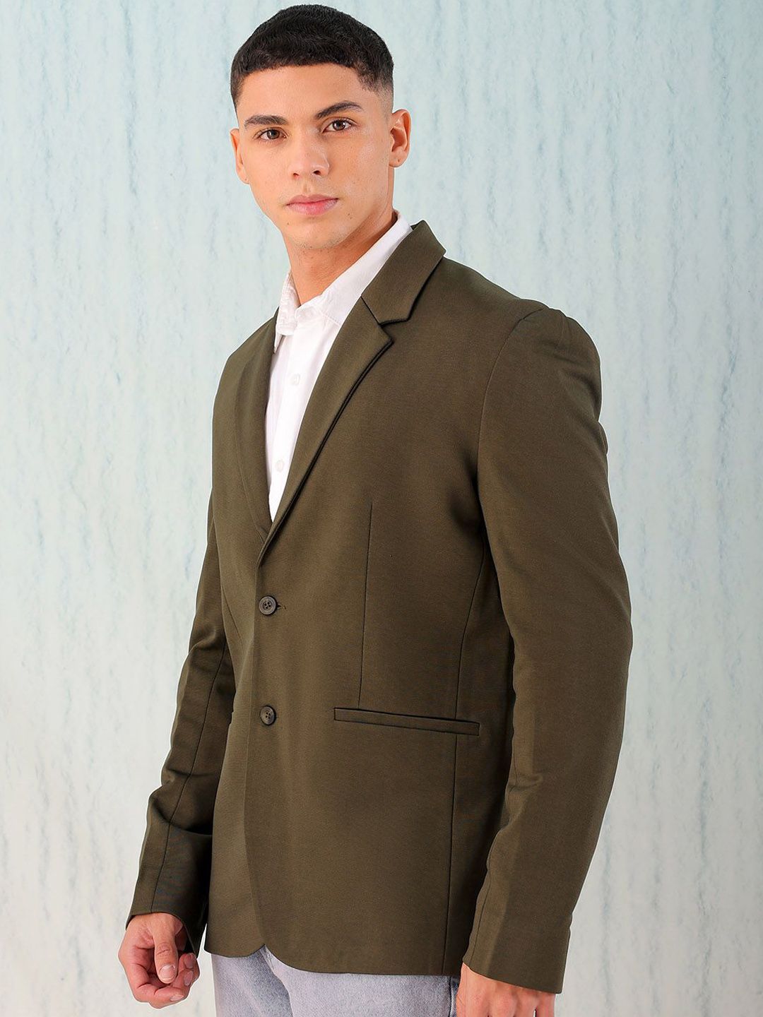 The Indian Garage Co. X Luxe Comfort Fit Single-Breasted Blazer