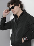 The Indian Garage Co Men Regular Fit Zip-Front Bomber Jacket