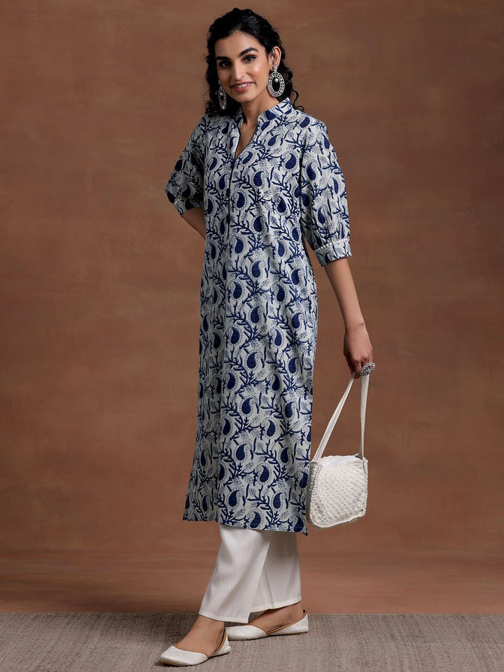 Libas Women Floral Printed Gotta Patti Floral Kurta