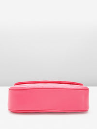 Lino Perros Structured Shoulder Bag with Quilted Detail