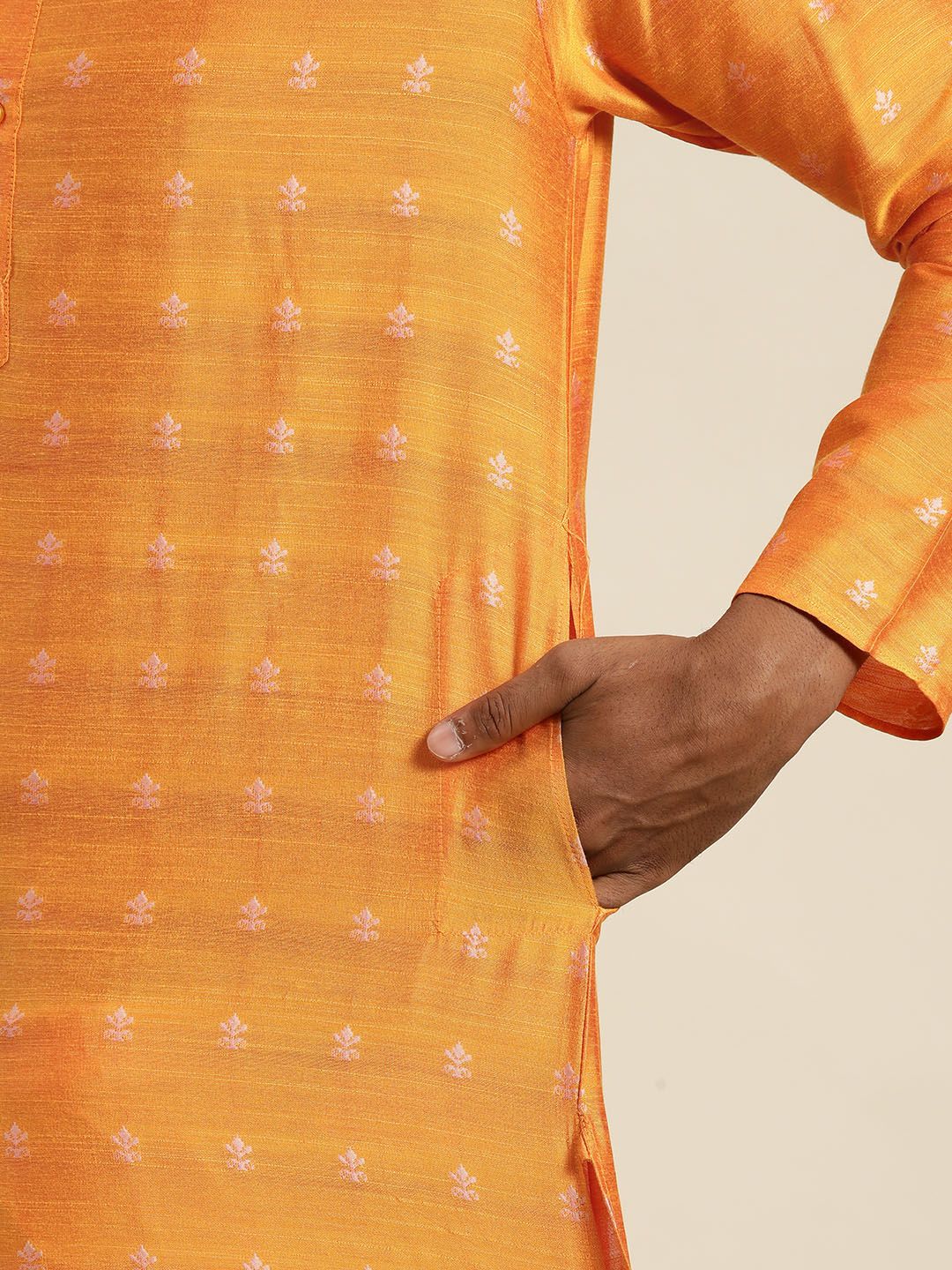 SOJANYA Kurta Katun Sutera Motif Etnik
