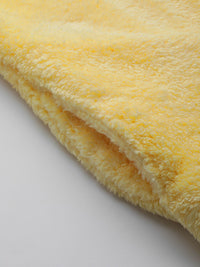 SASSAFRAS Women Yellow Faux Fur Tailored Jacket