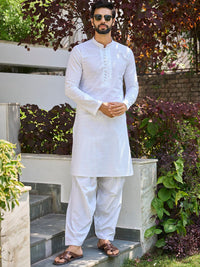 See Designs Ethnic Motifs Embroidered Chikankari Pure Cotton Kurta With Salwar