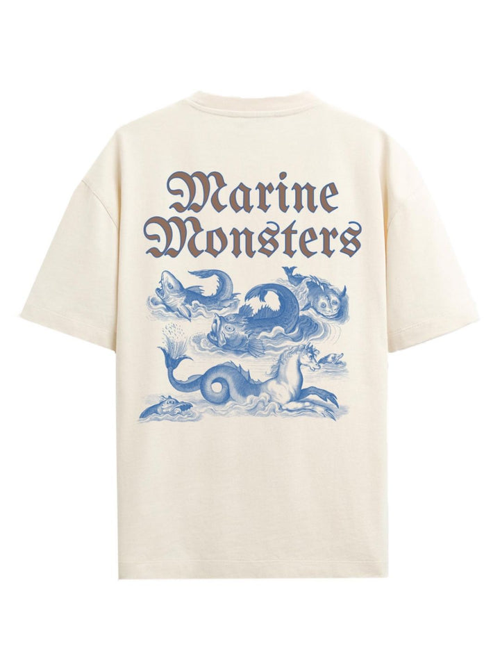 ADRO Men Typography Printed Raw Edge T-shirt