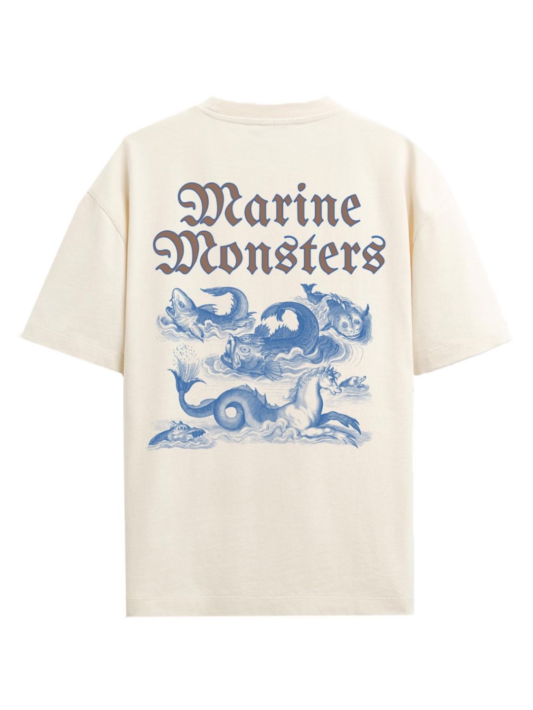 ADRO Men Typography Printed Raw Edge T-shirt