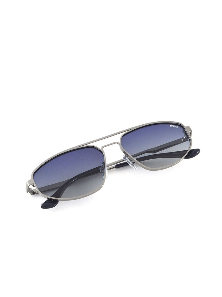 IDEE Men Oval Sunglasses with Polarised and UV Protected Lens IDS3065C3PSG