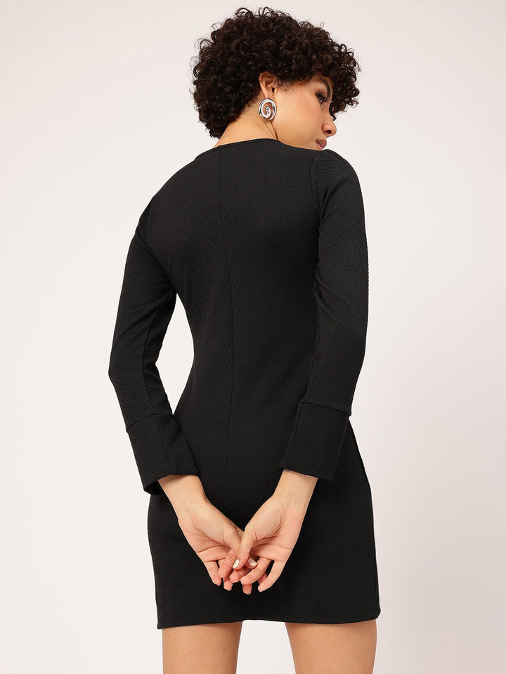 DressBerry Edgy Embrace Cut-Out Detail Bodycon Mini Dress