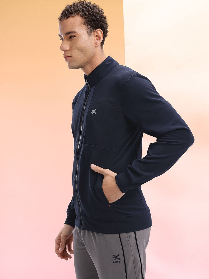 HRX by Hrithik Roshan Mock Collar Tailored Jacket