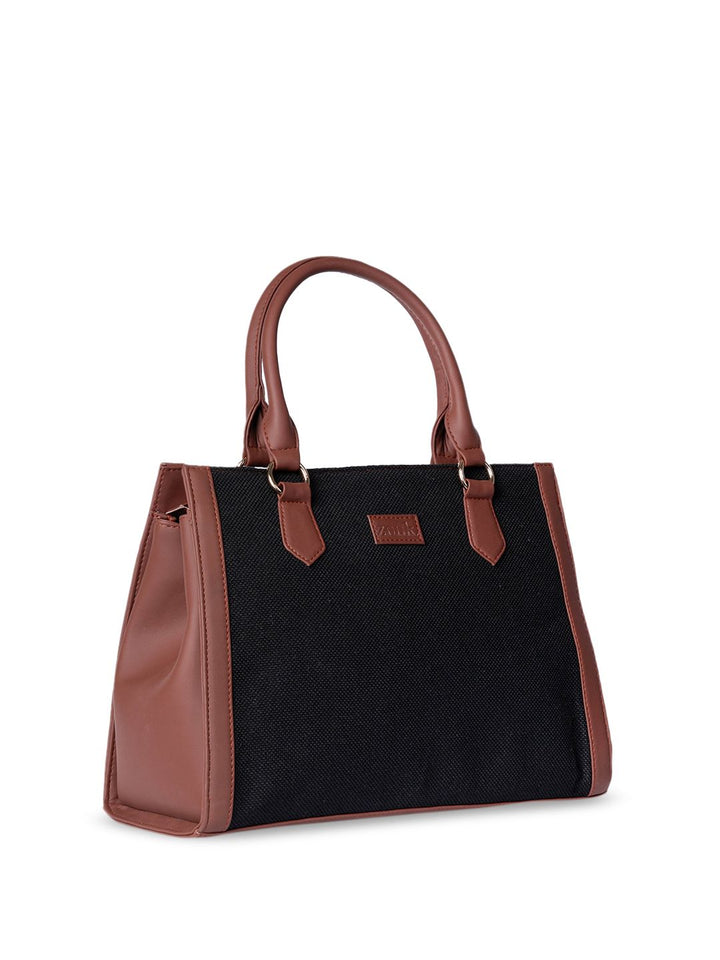 ZOUK Oversized Structured Jute Handheld Bag