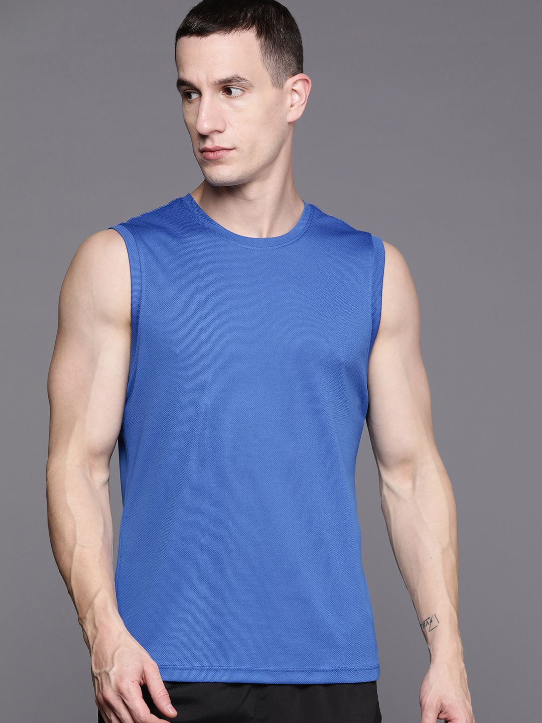 HRX by Hrithik Roshan Rapid-Dry Running Tank T-shirt