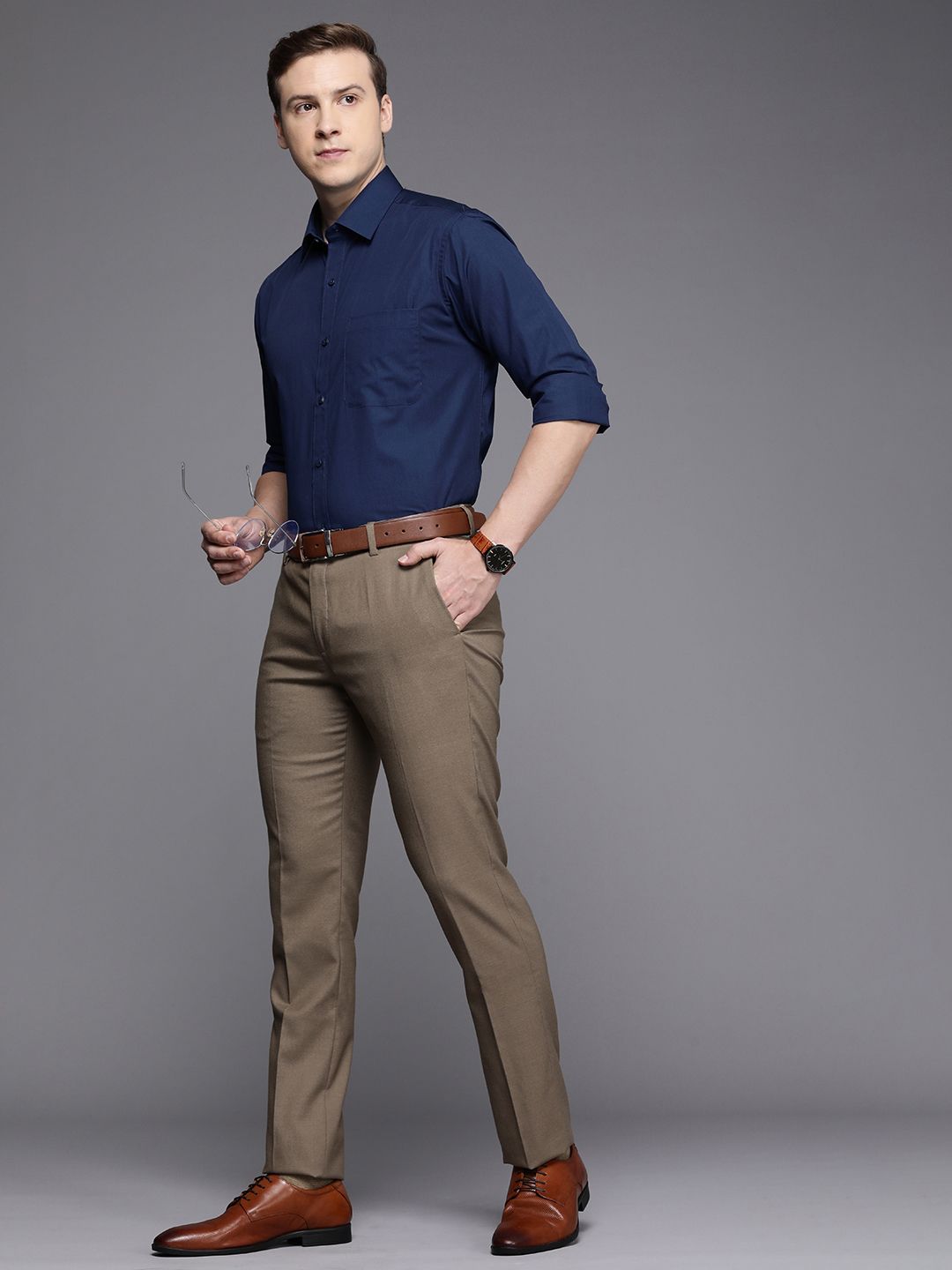 Raymond Pure Cotton Slim Fit Formal Shirt