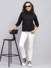 Monte Carlo High Neck Embellished Sweatshirt