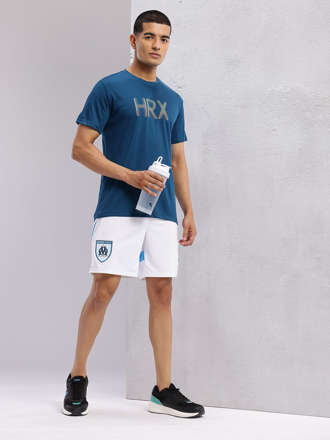 HRX by Hrithik Roshan Brand Logo Printed Rapid-Dry Training T-shirt