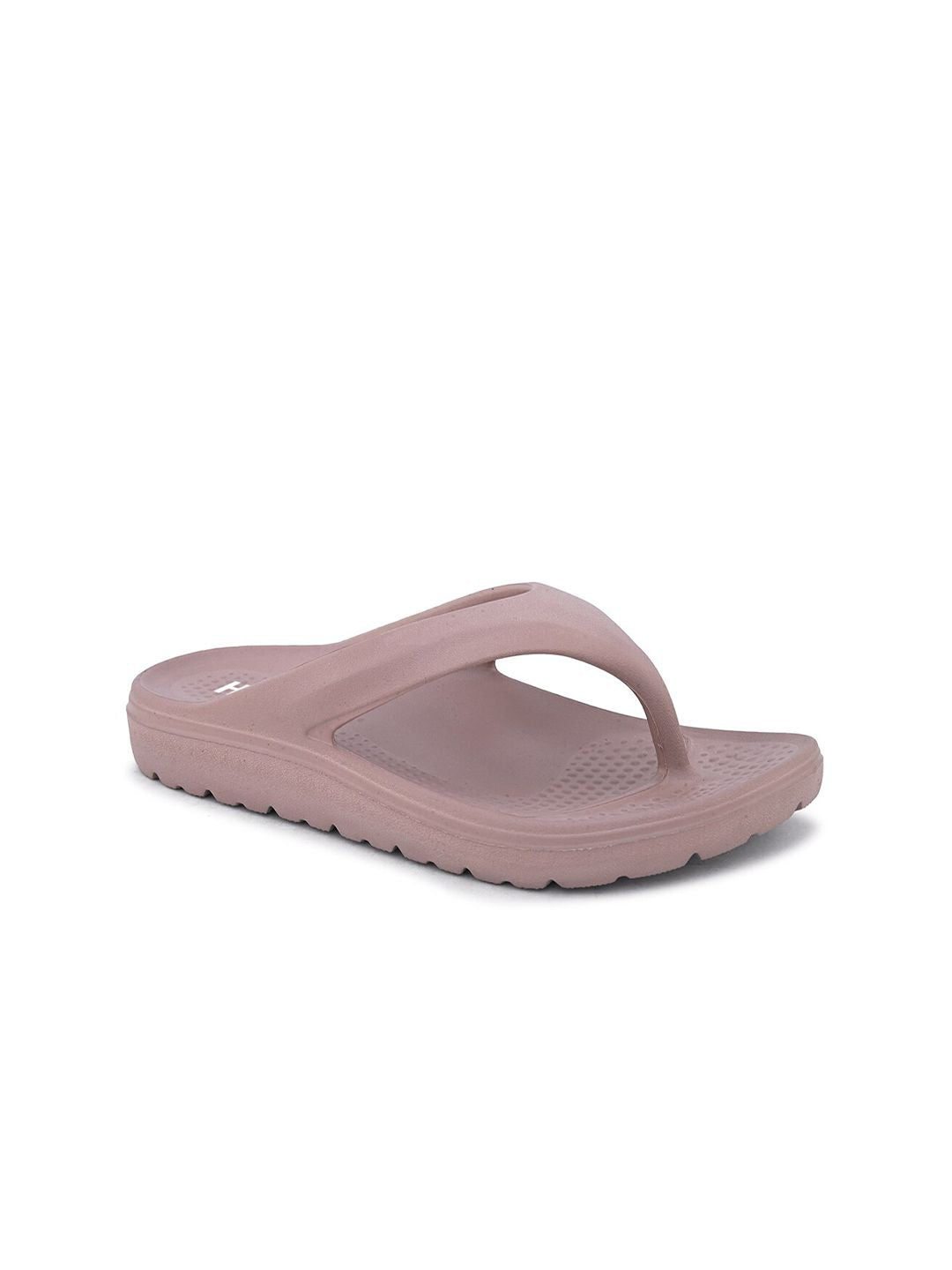 HRX by Hrithik Roshan Women Peach-Coloured Rubber Thong Flip-Flops