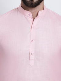 SOJANYA Men Pink Kurta