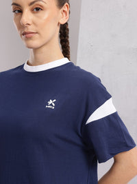 HRX by Hrithik Roshan Printed Drop-Shoulder Sleeves Relaxed Lifestyle T-shirt