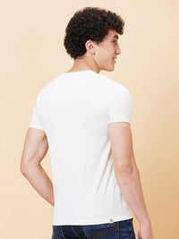 Being Human Cotton Henley Neck Short Sleeves Regular Fit Pockets Casual T-shirt